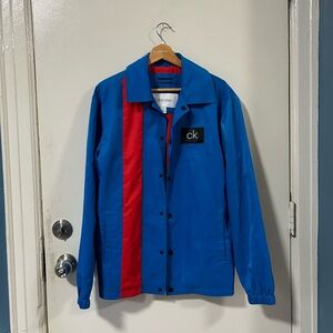 Calvin Klein Men Coach Jacket Windbreaker Size XS